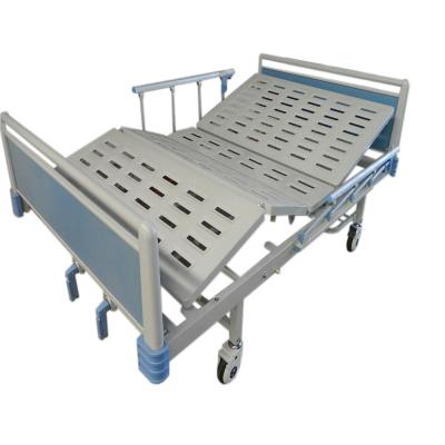 China 2 Functions YFC261K Two Function Hospital Bed Manual ABS 2 Cranks Manual Medical Hospital Beds for sale