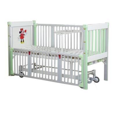 China Hospital Bed YFE211A Two Crank Adjustable Medical Pediatric Bed For Children Kids for sale