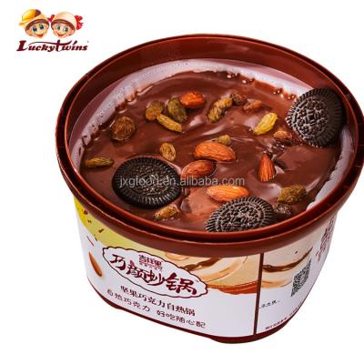 China Wholesale newest self-heating hot chocolate mini chocolate snack pot self-heating chocolate fondue for sharing for sale