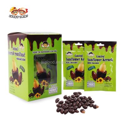 China Mini Chocolates Compound Sweets Custom Chocolate Snack Sunflower Seeds Dark Chocolate for sale