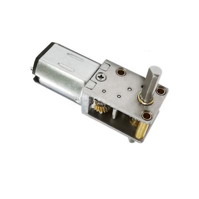 China Drip-proof 1812 gearbox  mini DC reduction motor with 90 degree double - shaft and Turbine worm gear for sale