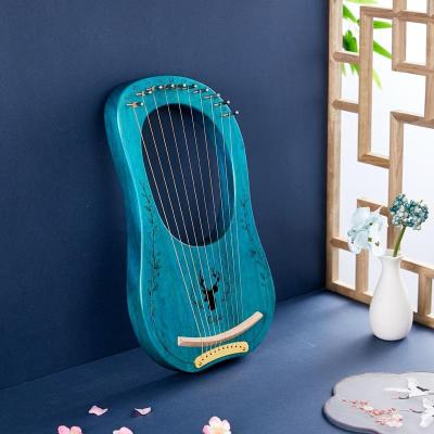 China New Cega Mini Lyre Harp Musical 10 Strings Instrument Eco - Friendly for sale