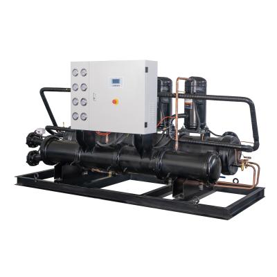 China CE Certificate 60HP 50Tons Chemical / Plastic Brewery / Power Save Water Cooled Scroll Water Chiller for sale