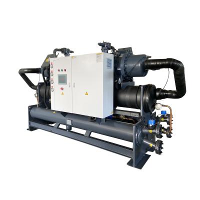 China Factory 200Tons Double Screw Compressor Water Cooled Chiller Cooling System for sale