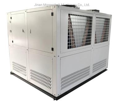 China Factory Supplier 50Tons 60HP Industrial Packaged Type Shell And Tube Type Air Cooled Water Chiller Price for sale