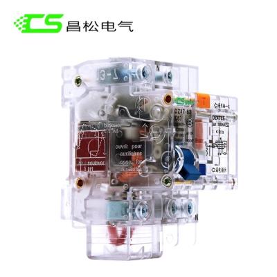 China Current Operated PC GEYA GYL10 Single Phase Residual Circuit Breaker 2 Pole ELCB Price for sale