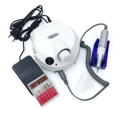 China Wholesale Plastic Profesional 25000rpm 202 Electric Nail Drill Machine Manicure Pedicure Kits for sale