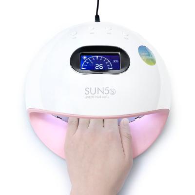 China ABS SUN5S 72W LED UV Lamp Nail Dryer Fast Curing All Gel LED Nail Lamp For Manicure Machine Sensor SUN Light Automatic Nail Art Tools for sale