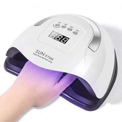 China ABS 180W SUNX7 MAX LED UV Lamp Nail Dryer For All Gels 57 LED Polish Dryer Lamp Sun Light Timer 10/30/60s For Nail Dryer for sale