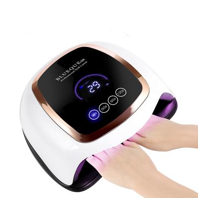 China ABS & 168W Stainless Steel UV Nail Lamp Two Hands UV Led Dryer Gel Lamp Nail Lamp Two For Manicure for sale