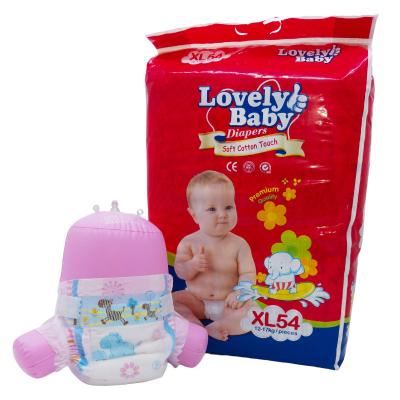 China Manufacturer Soft Breathable Cotton Baby Diaper 2022 Wholesale New Baby Diapers Customized for sale