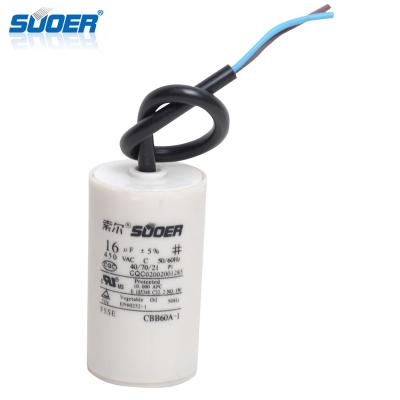 China Household Sunchonglic Washing Machine Capacitor 16UF Electrolytic Capacitor For Sale for sale