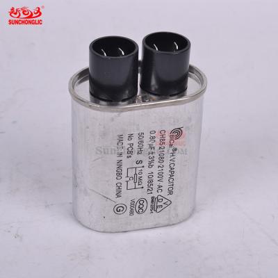 China Household Sunchonglic Microwave Oven Capacitor 0.8uf Microwave Oven Capacitor Voltage 4 Pin Microwave Oven Capacitor Uses for sale