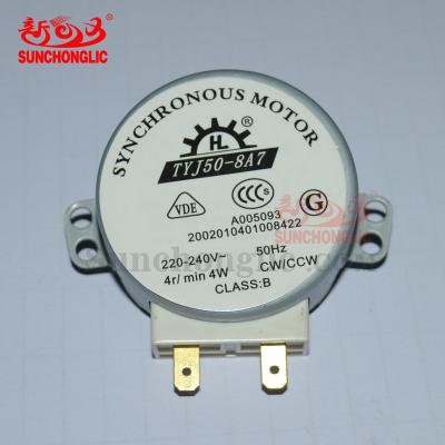 China Sunchonglic 220v Microwave Oven Motors Turntable Synchronous Motor Drip Proof Universal Wholesale High Quality Spare Parts for sale