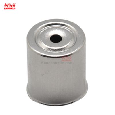 China Durable Small Round Hole Steel Magnetron Microwave Oven Magnetron Sunchonglic Steel Caps Parts For Microwave Oven for sale