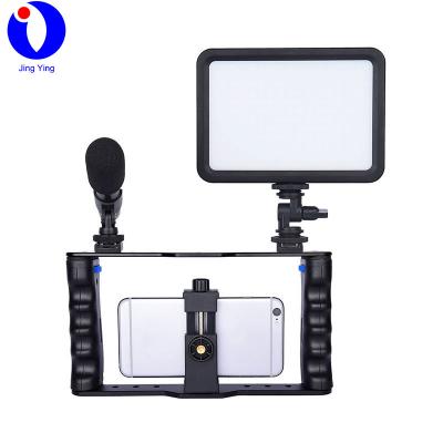 China JingYing Professional Mobile Phone Cage Portable Hot Selling Double Grip For Mobile Phone for sale