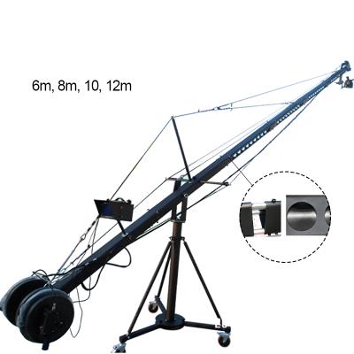 China JingYing China Wholesale Price 6m 8m 10m 12m High Quality Professional Aluminum Studio Jib Camera Video Crane for sale