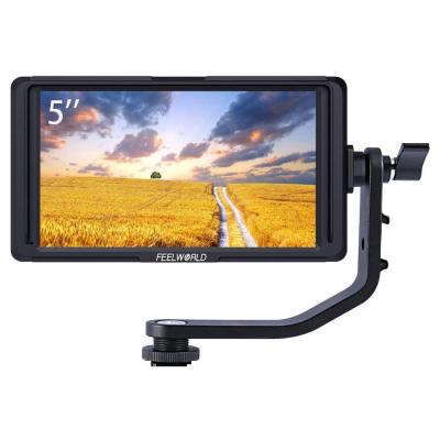 China Build in camera FEELWORLD F5 small full HD 1920x1080 IPS 5 inch mini dslr camera video monitor for sale