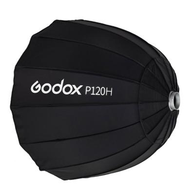 China Instant Photographic Portable Deep Parabolic Softbox Cloth God Ox P120H 120cm Softbox With Bowens Mount for sale