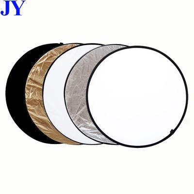 China Round Photography Studio Photograhy China Supplier 60cm 110cm 5 in 1 Photography Light Reflector for sale