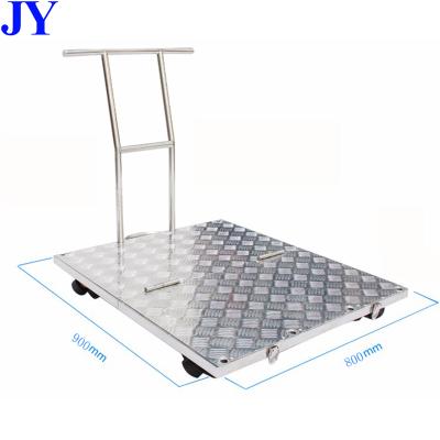 China Aluminum Alloy China Supplier Professional Folding Aluminum Alloy 16 Wheels Camera Slider Track Cart With Track for sale