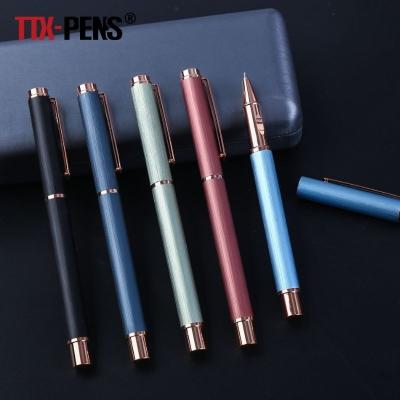 China Office & School Pen TTX Business Office Custom Color Logo Classic Black Simple Design Metal Ballpoint Pen for sale