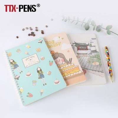 China Printed TTX Office Supplies Personalized Custom Printed Made Inspire Coated Decorative Daily Notebook Planner Journals for sale