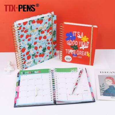 China Printed TTX Office Stationery Set Planners Personalizable Thick Journal A5 B5 Christmas Kawaii Spiral Notebook for sale