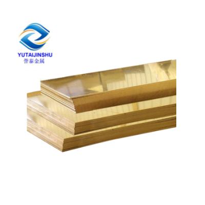 China Construction H90 Polished Brass Sheet Plate Factory Price Per Kg Ton for sale