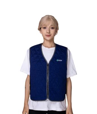 China Knitted Weaving Method Hot Environment Water Evaporation Cooling Vest for Outdoor Wear for sale