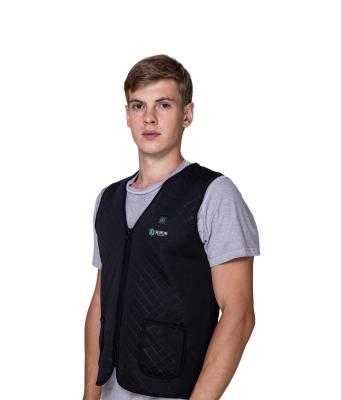 China Unisex Ultrasonic Pressed Cotton Fabric Heated Tank Top Carbon Fiber Level 3 Temperature for sale