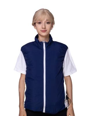 China Summer Outdoor Work Cooling Clothing Jacket with Fans and Polyester Knitted Fabric for sale