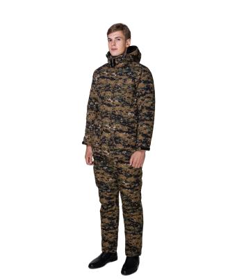 China Dyed Processing Type Camouflage Padded Jacket for Winter Outdoor Adventures for sale