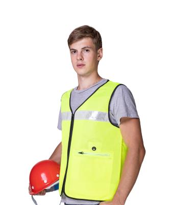 China Stay Cool and Productive with Fashion Fluorescent Yellow Short Sleeve Cooling Vest for sale