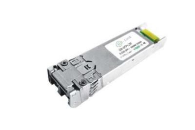 China 80KM DWDM SFP+ optical transceiver module 10GBASE-ZR With IEE802.3ae for sale