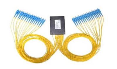 China PLC Cassette Fiber Optic Splitter Box , 1x2 optical cable splitter for sale