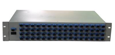 China 1X64 Rack Mounted Fiber Optic Splitter Box Chassis For CATV system for sale