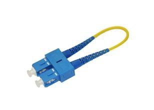 China SC SM Fiber Optic Loopback / Patch Cord For Communications for sale