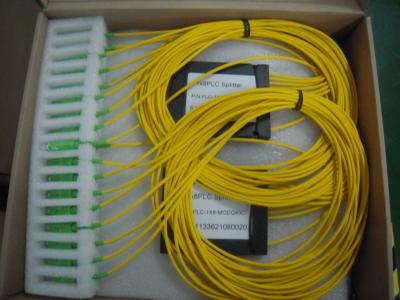 China PDL PLC Fiber Optic Splitter Box High Reliability SM for CATV for sale