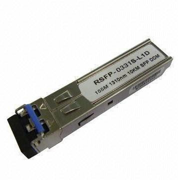 China 155M SFP Fiber Optic Transceiver Module , Up to 120km Link Length 155M / 622M / 1.25G / 2.5G for sale