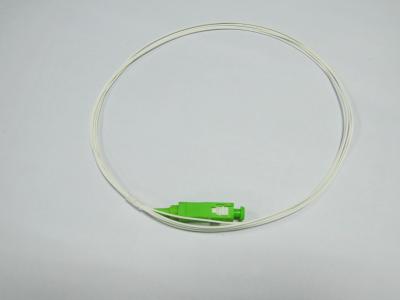 China SC SM White Fiber Optic Pigtails Optional , Heat Shrinkable Tube , RJ-45 lockable Structure for sale