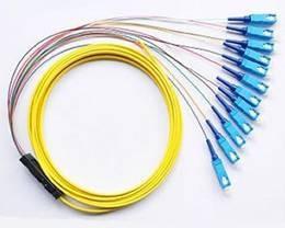 China OM1 Multi Fiber Optic Pigtails for sale