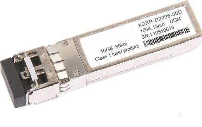 Chine Module optique d'émetteur-récepteur de fibre de DWDM, émetteur-récepteur du mode unitaire FEC SFP de l'Ethernet 10G à vendre