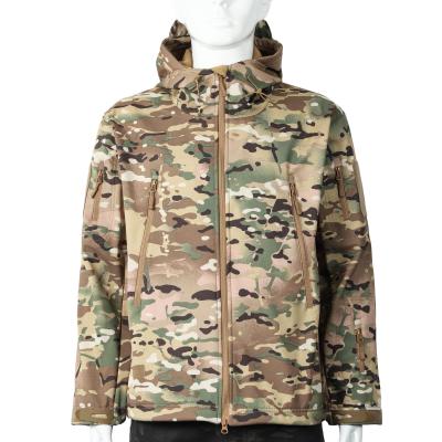 China Breathable Custom Windproof Military Outdoor Jacket Softshell Tactical Hunitng Coat for sale