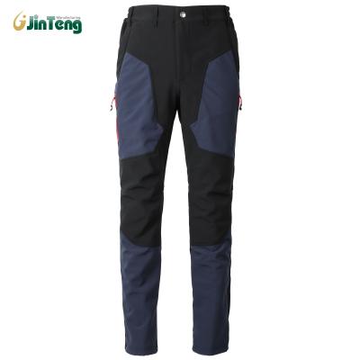 China Men's Outdoor Waterproof Ski Hiking Fleece Lined Trousers Softshell Snow Pants QUICK DRY for sale