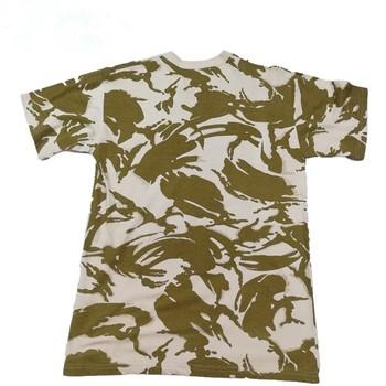 China Wholesale 100 Percent Cotton Anti-Pilling England British Brush Camouflage Army Military T-Shirt for sale