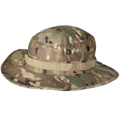 China breathable & Sun Waterproof Outdoor Hat Military Fishing Basin Hat With Vent Holes for sale