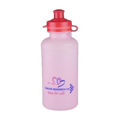 China Sustainable Safeshine 500ml New Product Hot Sale Pop Up Lid Barrel Shaped Plastic Reusable Water Bottles for sale