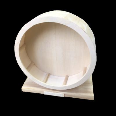 China Manufacturer Wooden Hamster Interactive Toy Hamster Fit Wheel Small Viable Pet Toys for sale