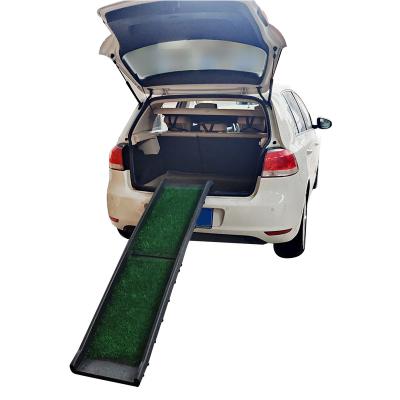 China Foldable Portable Dog Car Ramp Pet Ladder Dog Ramp Dog Car Ramp Stairs for sale